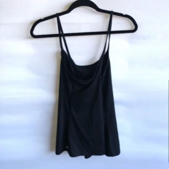 Women's Fabletics Black Athletic Tank Top - Picture 3 of 6